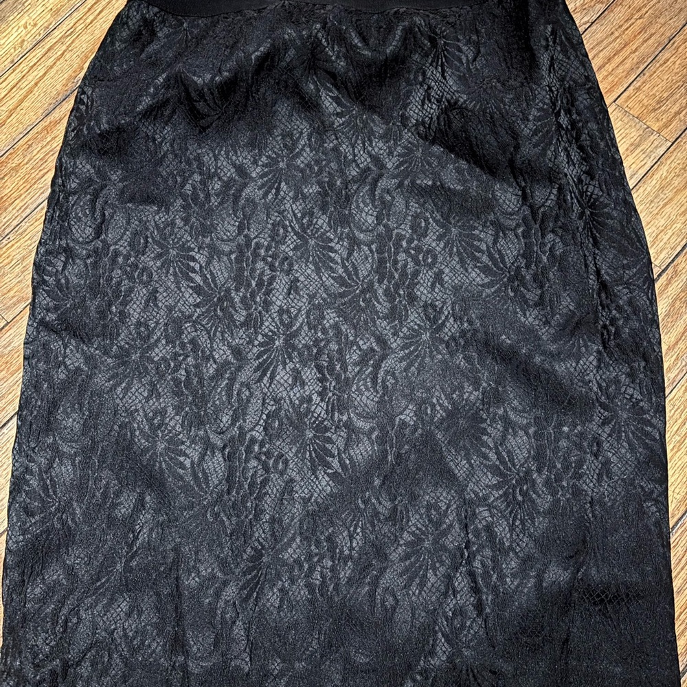 Elegant Black Lace Skirt